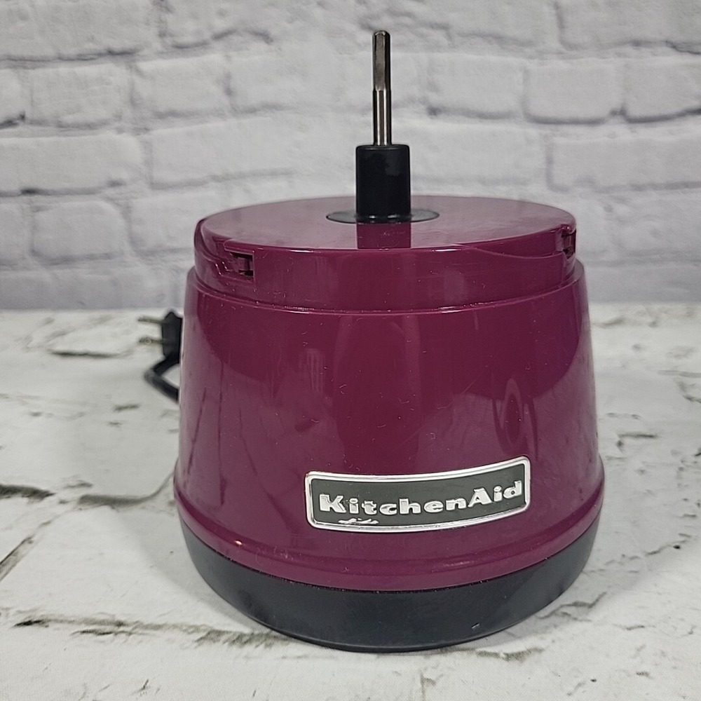 KitchenAid Food Processor 3.5cup Chopper #E105402 Motor Only Plum Purple